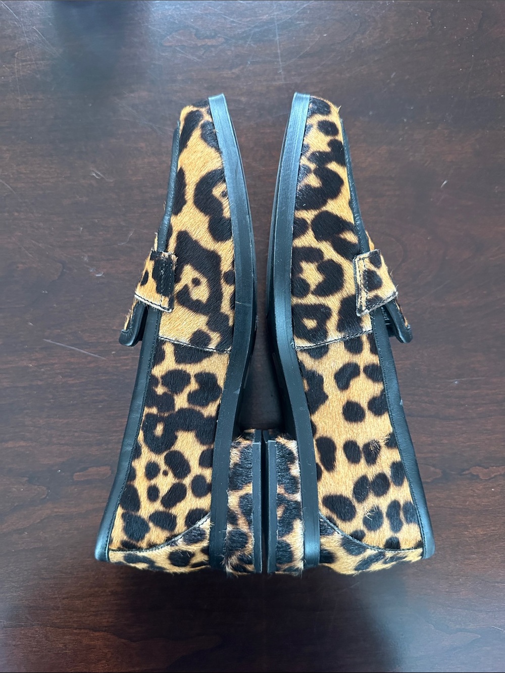 Vionic Womens Sellah Calf Hair Animal Print Loafers Shoes Sz 7 Preppy Fall Comfy - Picture 8 of 11